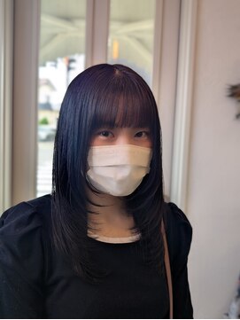 【新開】簡単レイヤーカットダークカラー