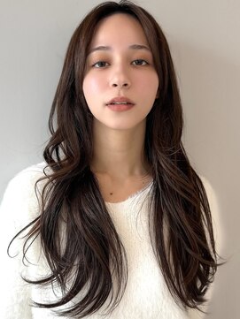 ロングレイヤーカット/韓国ヘア/韓国レイヤー