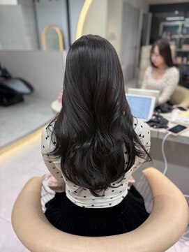 ロンドメリア 天神大名店(Lond Melia) イメチェンヘアスタイル小顔に見せるヘアココアベージュ