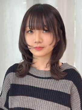 リュミエ ドゥ マッシュ(Lumier de mashu) ハッシュカット/ミディアムレイヤー/ウルフ/梅田/透明感カラー