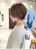 30代40代50代ショート白髪ぼかし銀座丸みくびれ井