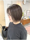 大人女子におすすめ/ミニボブ/束感カット/お手入れ簡単
