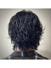 メンズカット+サーフカール ○眉毛カット付き〇
