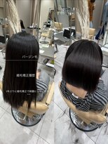 アッドバイケンジ(Add.. by KENJE) 縮毛矯正で自然な艶髪ストレートに