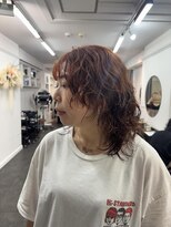 アオ(AO。) ウルフパーマ/デザインパーマ/ウルフカット/ウルフパーマ