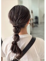 ランガリ ヘアアンドスパ(Rangali Hair&Spa) 【ヘアアレンジ】編みおろしスタイル