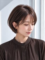 アッシュ 川崎店(Ash)&nbsp;20代30代40代『丸みショート×アッシュブラウン』Ash川崎店