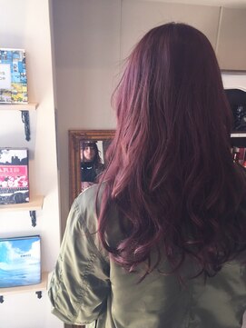 ヘアーデザイン シュシュ(hair design Chou Chou by Yone) ☆chouchou☆濃いめピンク♪