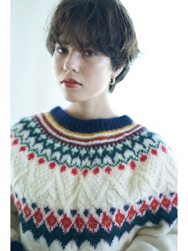 ルーク 立川(LUK) Lien☆厚めバング×マニッシュショートにダークアッシュ　立川