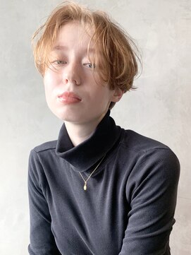 アイティー バイ アルバム 中野店(IT by ALBUM) ハンサムショート_厚めバングローライトスリークボブ_27226