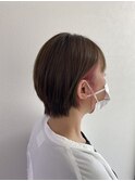 イヤリングカラー×レッドピンク