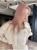 my43_ペールピンク/大人かっこいい/Wカラー/ブリーチオンカラー