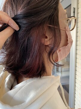 ヘアサロン アプリ(hair salon APPLI) インナーピンク