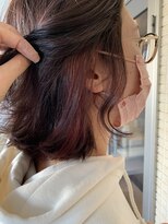 ヘアサロン アプリ(hair salon APPLI) インナーピンク