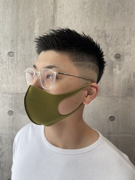 メンズアンダーバーホワイト 南海難波店(Men's _WHITE) スキンフェード