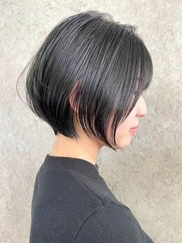 サロンドスロウ(salon de slow)の写真/【再現性の高いstyle】骨格・髪質・クセ・毛流れを見極めて最適なバランスを♪美フォルムショートが完成！