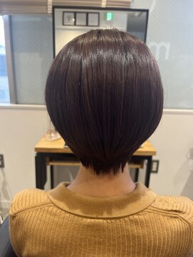 オールマイティービューティーモア(ALLMYTEA Beauty more+) 大人可愛いショート/美髪ブラウン