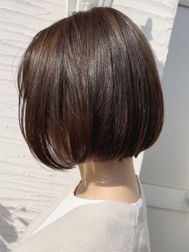 ヘアーエポック(hair epoque) うるツヤ丸みボブウルフワンカール小顔補正立体カット