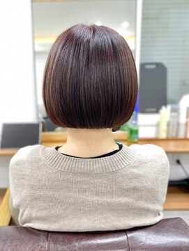 ランプ(Lamp) くびレイヤーグレーベージュニュアンスカラー白髪染め白髪ぼかし