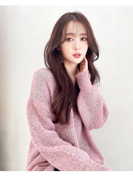 ティア(Tia.) レイヤー/グレージュ/韓国風/髪質改善トリートメント/縮毛矯正