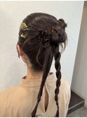 流行りのカチモリヘア！