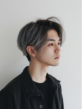 シュシュ 宜野湾店(chou chou) ダークアッシュ/アッシュブラック/カルマパーマ/ベリーショート