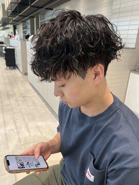 ロンド クラン 岡崎(Lond Clan) 波巻きパーマ_波巻きスパイラル_ツイストスパイラル