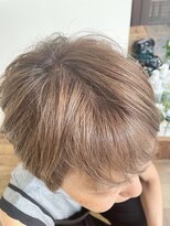 ディスアンドザット あびこ店(THIS&THAT)&nbsp;ショート×スモーキーベージュカラー