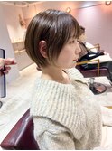 *滝田*顔まわり似合わせカット20代30代40代ショートボブレイヤー