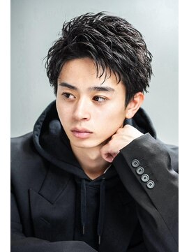 リップス 千葉annex(LIPPS) 男の30代を作るアップバングショート