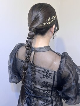 リリー シブヤ(Lilly shibuya) 【Lilly渋谷】#ヘアセット#ヘアアレンジ#ヘアメイク#編み込み