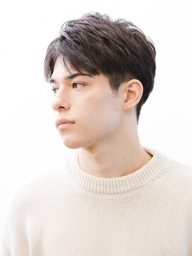 バブー バイ ビューティービースト アカデミー 熊本店(ba-boo) フェザーショート×フェザーパーマ ×センターパート