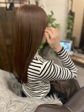 スノードロップ(SNOW DROP) 30代×ロング×グレージュカラー