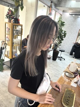 シールドヘアー 沖縄 新都心(C'LD Hair) シャドールーツ○バレイヤージュ