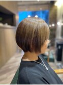 三宮 元町 縮毛矯正 ショート ハイライト 脱白髪染め 白髪ぼかし