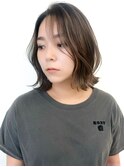 ハイライトバレイヤージュダブルカラーボブカット30代40代