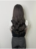 ☆プルエクステでダークグレージュロングヘア