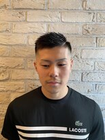 グラッドバーバードットエビス 恵比寿(GLAD BARBER. EBISU)&nbsp;サーフカール/スパイキーショート/ブルーブラック[恵比寿]