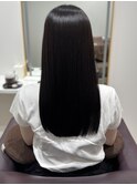 黒髪 髪質改善ストレート 艶髪 トリートメント 20代30代 美髪