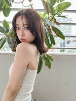 フェス カットアンドカラーズ(FESS cut&colors)&nbsp;外はね/ミディアム/レイヤー/オリーブグレー/天神