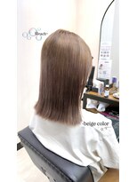 ヘア メルト(Hair Melt)&nbsp;ブリーチありベージュカラー