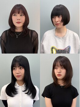 ケシキ(keshiki)の写真/《こだわりの顔周り◎》髪質や骨格に合わせたオーダーメイドカットであなたに一番似合うスタイルをご提案！