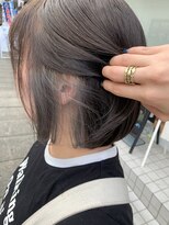 ルルバイアズール 草加店(LULU by azule)&nbsp;イヤリングカラー，グレージュ，ダークグレー【草加】