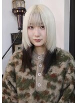 ヤド 原宿(YADO)&nbsp;ブロンド/ホワイトブロンド/デザインカラー