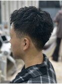 宇都宮メンズカットツーブロックスパイキーショートフェード