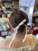 グリッツ (GLITZ) ニュアンスアップヘア ボブ お呼ばれヘア