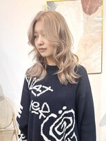 ラニヘアサロン(lani hair salon)&nbsp;ミルクティーベージュ/ブロンド/ハイトーン/ケアブリーチ