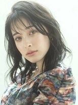 エミュ 表参道 青山(emu) 【emu井上信洋】ニュアンスパーマのレイヤーミディ【エミュ】