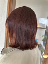 ハル 泉中央駅前店(hal) チェリーレッドカラー/ボブ/hal 泉中央駅前店