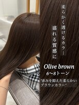 ジーナ サンシャイン通り池袋(Zina) 柔らかく透ける グレージュカラー